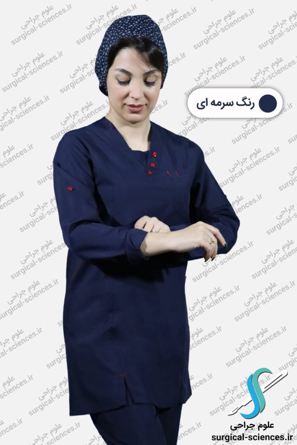 اسکراب زنانه کد332 رنگ سرمه ای